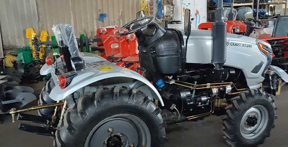 Трактор Скаут 244 XT (4х4, 24 к.с) новітня модель мінітрактор