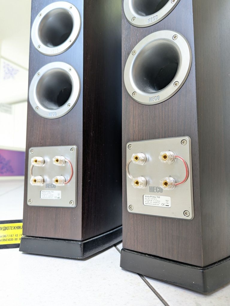 Акустика Heco Victa Prime 702. От 25 Гц! 91 дБ! Вес 38 кг