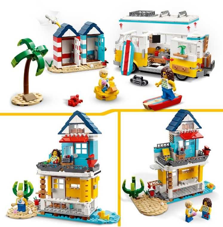 LEGO CREATOR 3w1 31138 Kamper na plaży