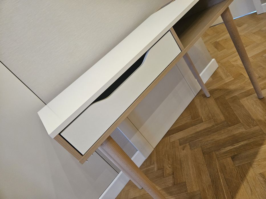 Biurko stolik w stylu skandynawskim stół szuflada