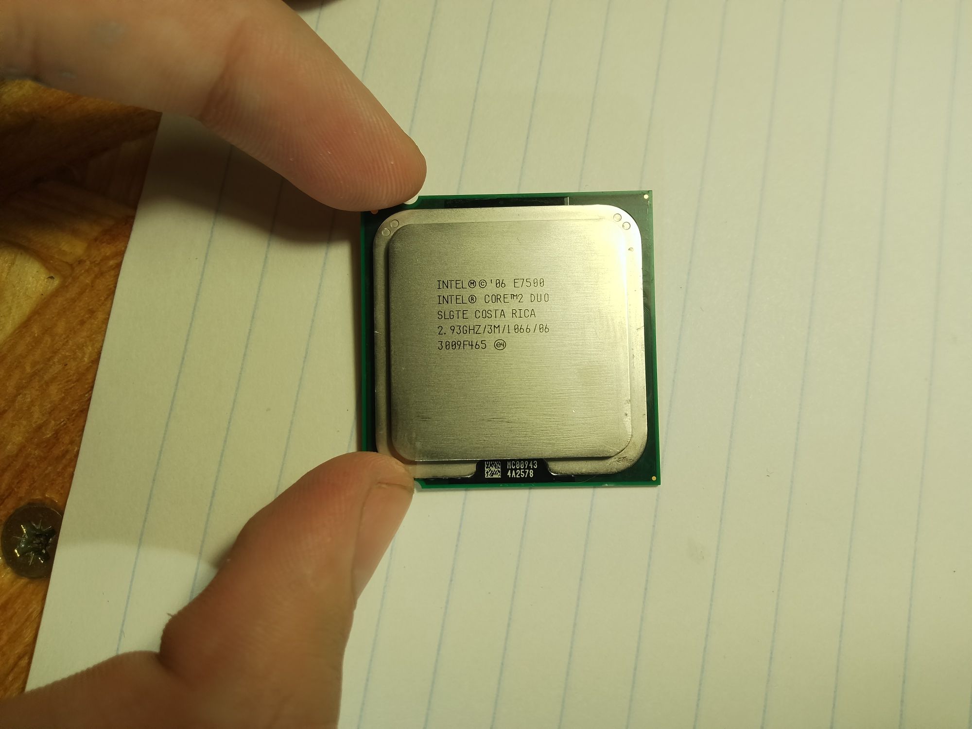 Intel Core 2 Duo E7500 2,9GHz/3MB/1066MHz