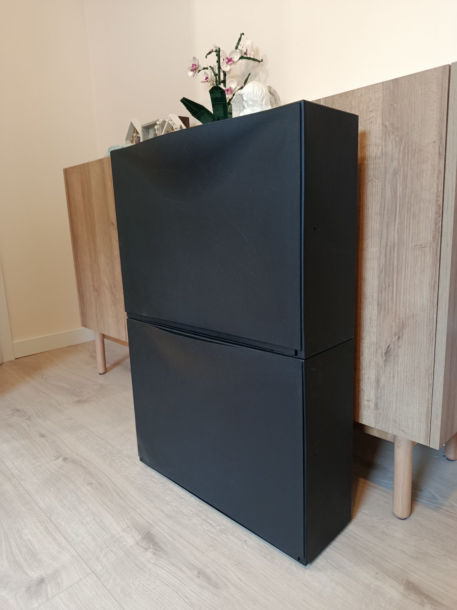 Ikea trones czarne szafka