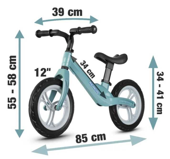 Ultralekki rowerek biegowy magnesium Ricokids RC-620
