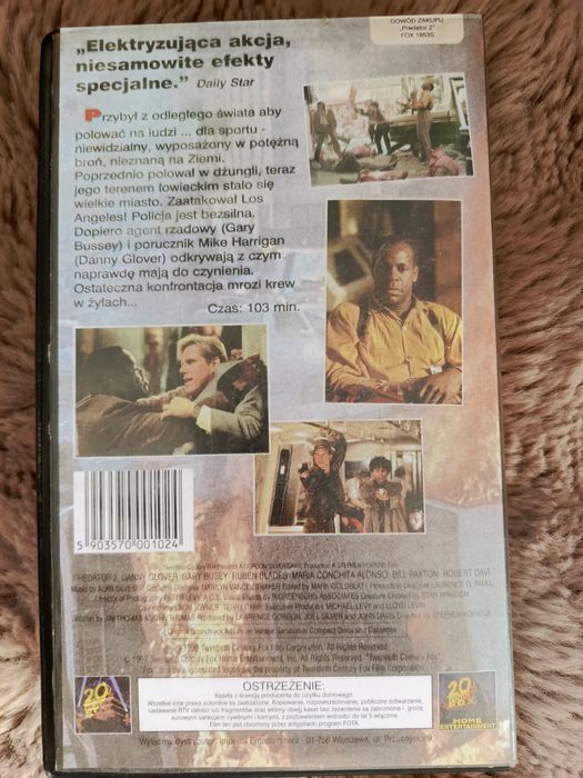 Predator 2 super film na kasecie video