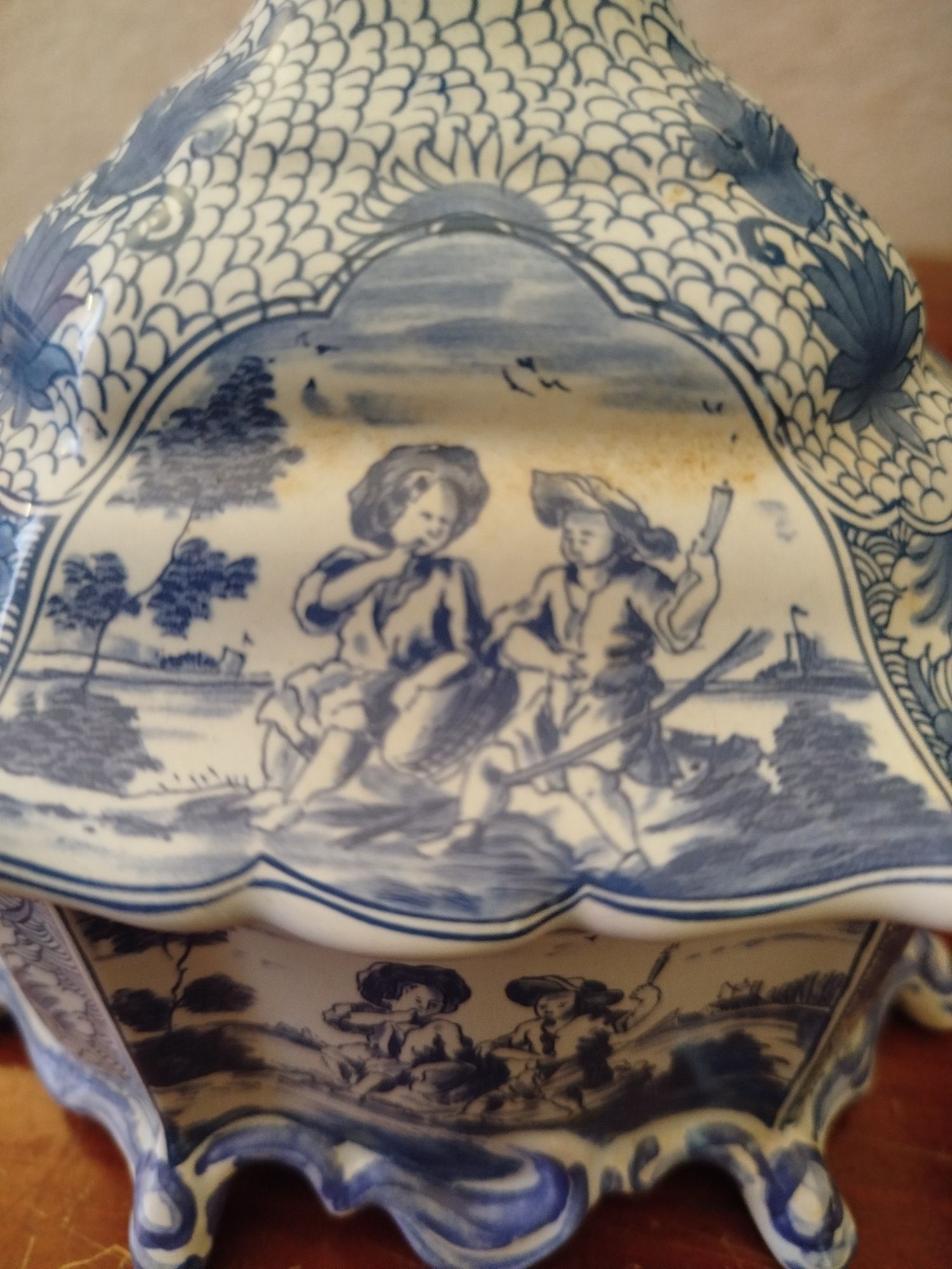 Caixa de Tabaco Faiança de Delft ca.1775 P.N.Q 1625