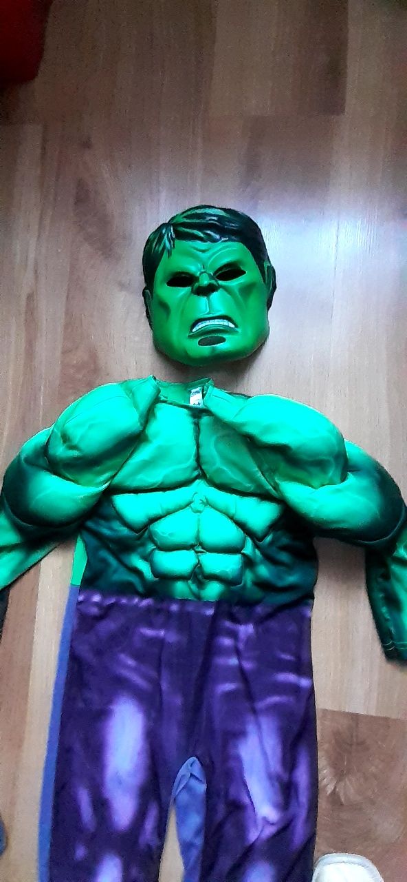 Hulk avengers Marvel hasbro strój karnawałowy george 5-6 lat
