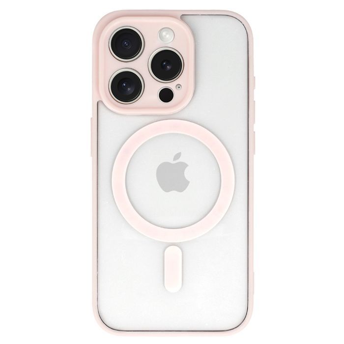 Acrylic Color Magsafe Case Do Iphone 13 Pro Max Jasnoróżowy