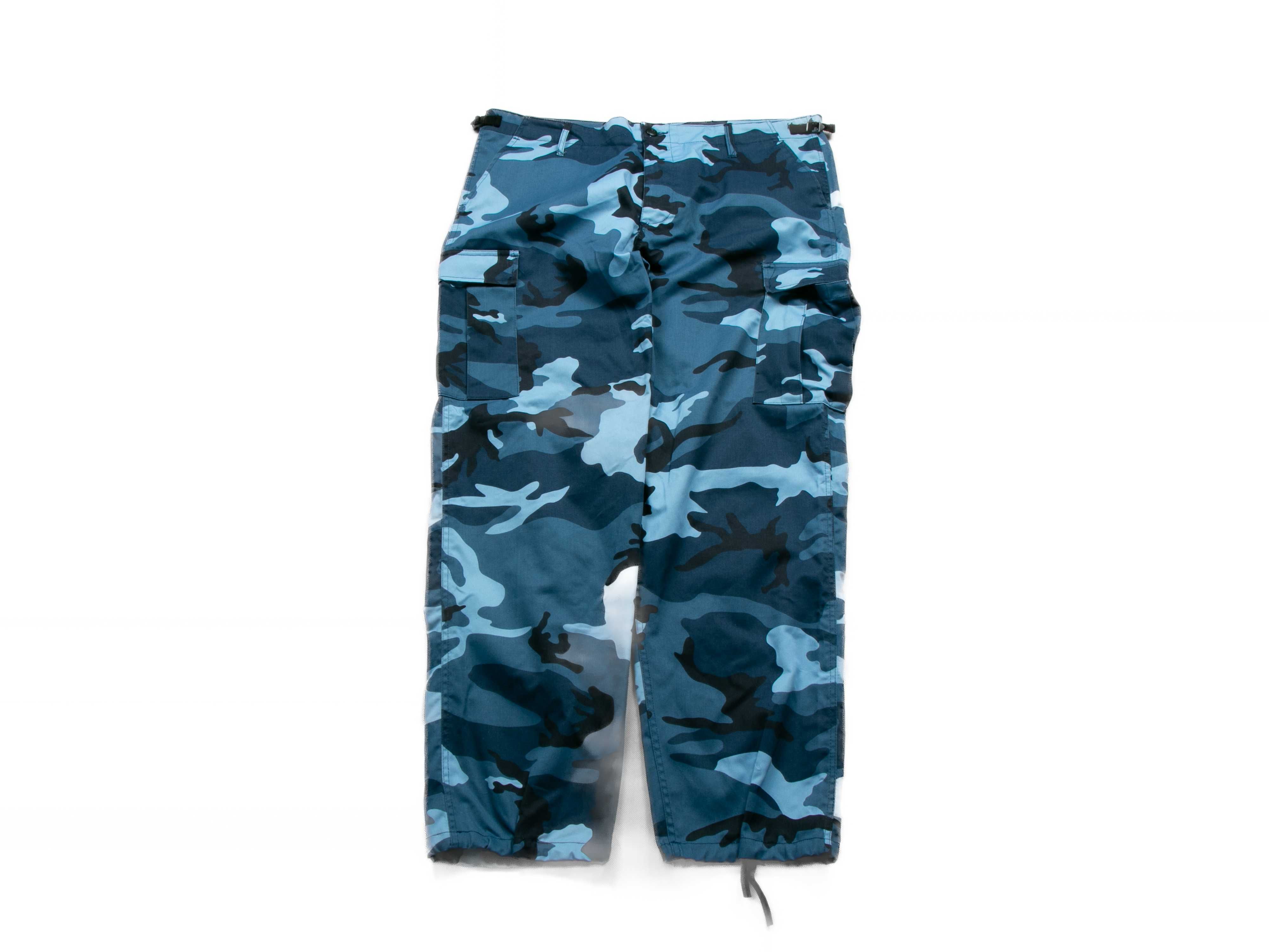 Spodnie cargo Mil-Tec XXL niebieskie camo