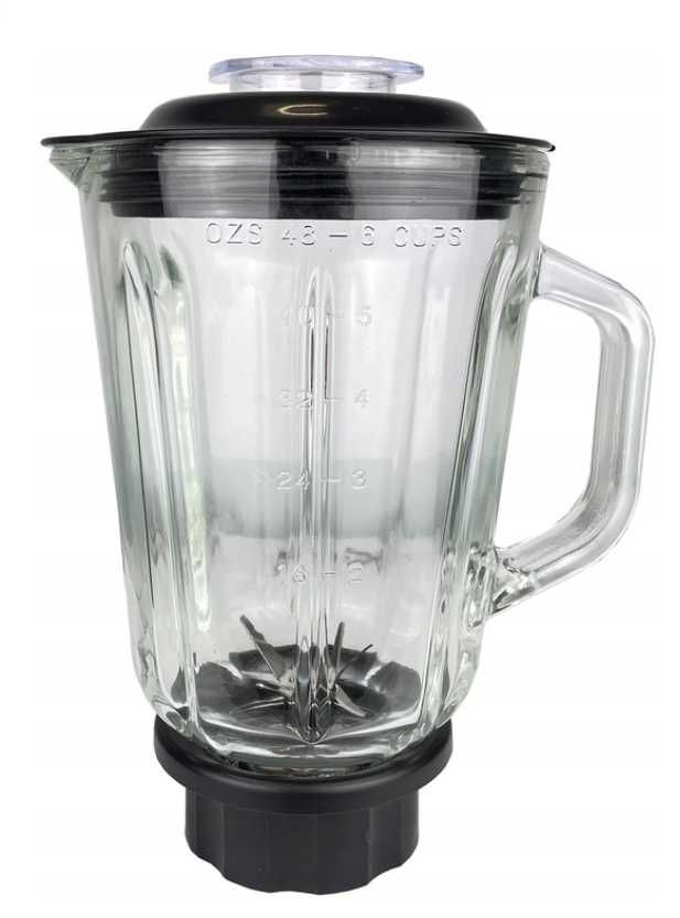 Szklany blender-rozdrabniacz BIKO  800W 1,5 L, Komis Madej sc