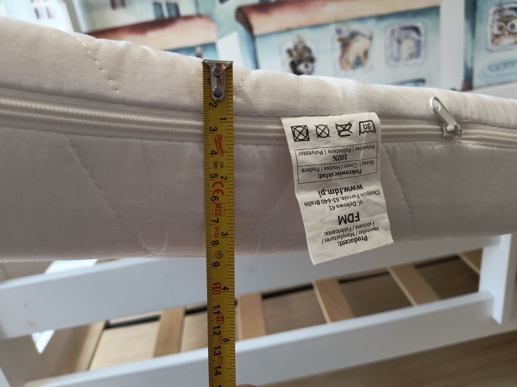 Łóżko domek z szufladą 160x80 i materacem FDM