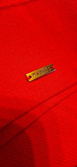 Sukienka czerwona koktajlowa obcisła mini Mohito M 38