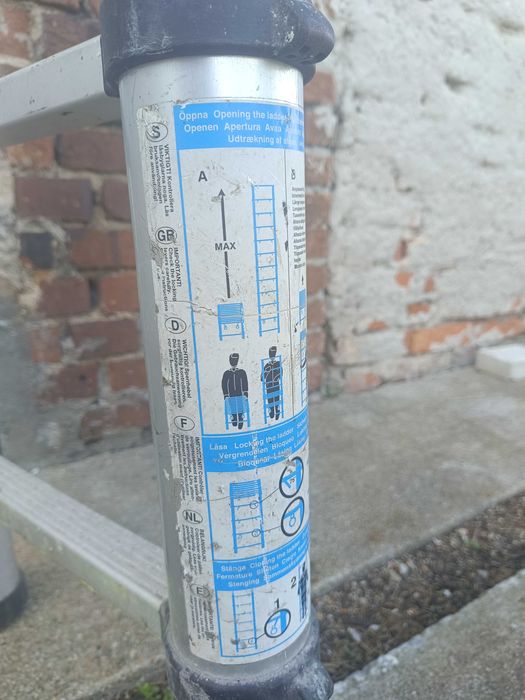 Drabina teleskopowa ZARGES Z600 TELESTEPS 3,80m