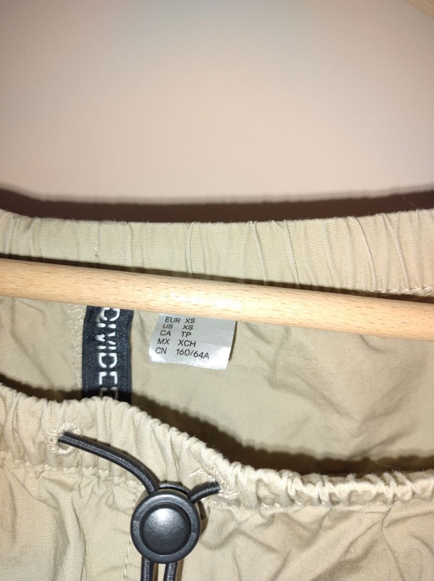 Spodnie cargo h&m rozmiar XS