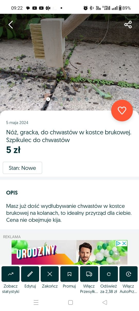 Przyrząd ogrodniczy