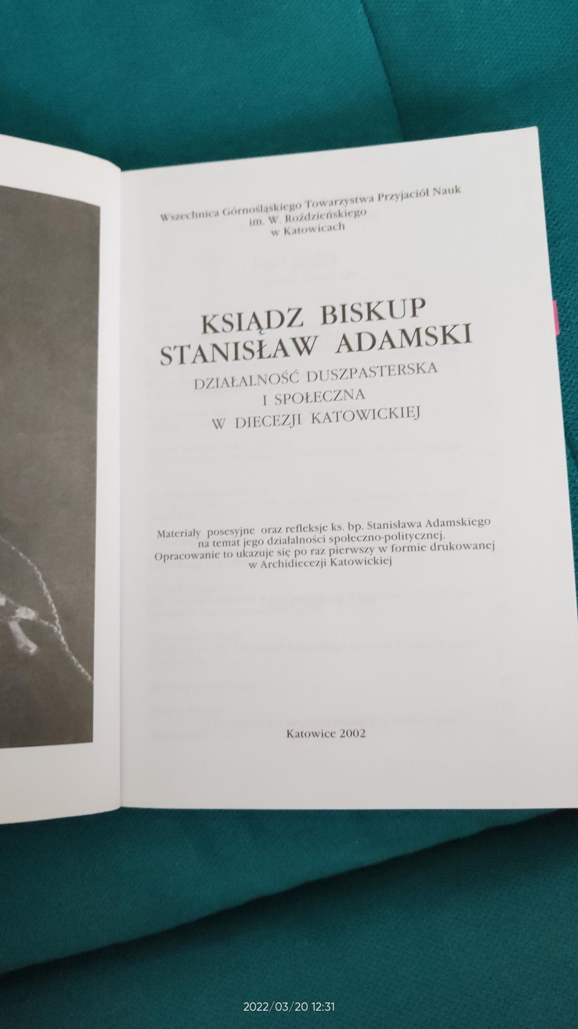 Ksiądz Biskup Stanisław Adamski