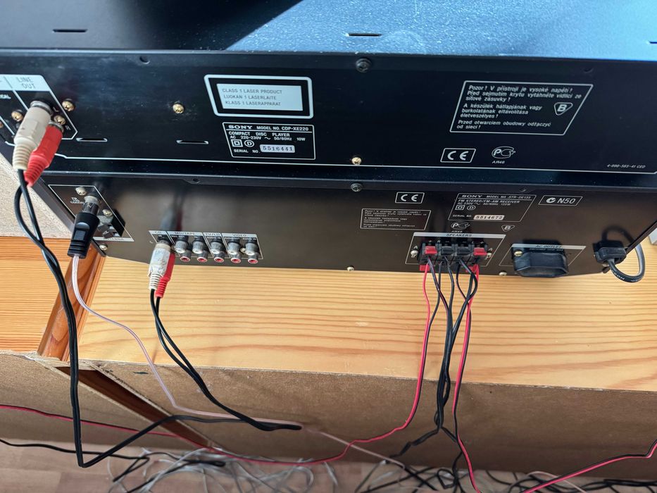 Комплект Sony STR-DE135 + Sony CDP-XE220 - відмінний/робочий стан