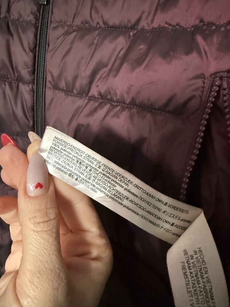 Kurtka przejściowa puchowa massimo dutti dwustronna rozmiar M