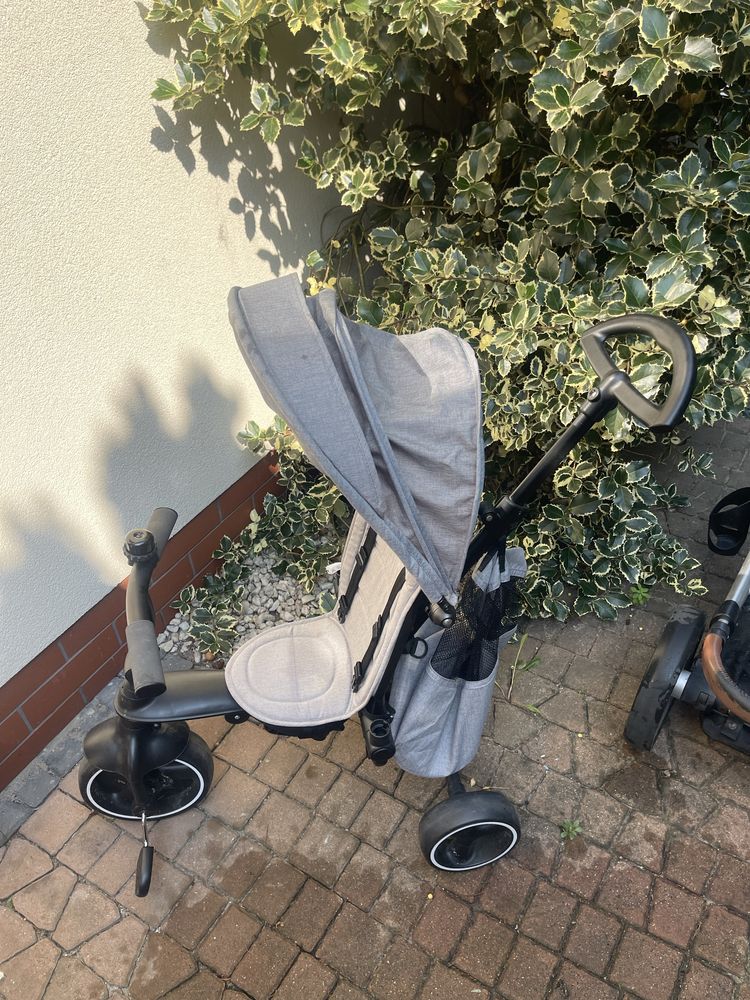 Rowerek trójkołowy kinderkraft silver