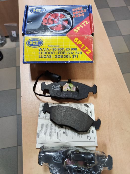 Тормозные колодки передние SCT SP 172
