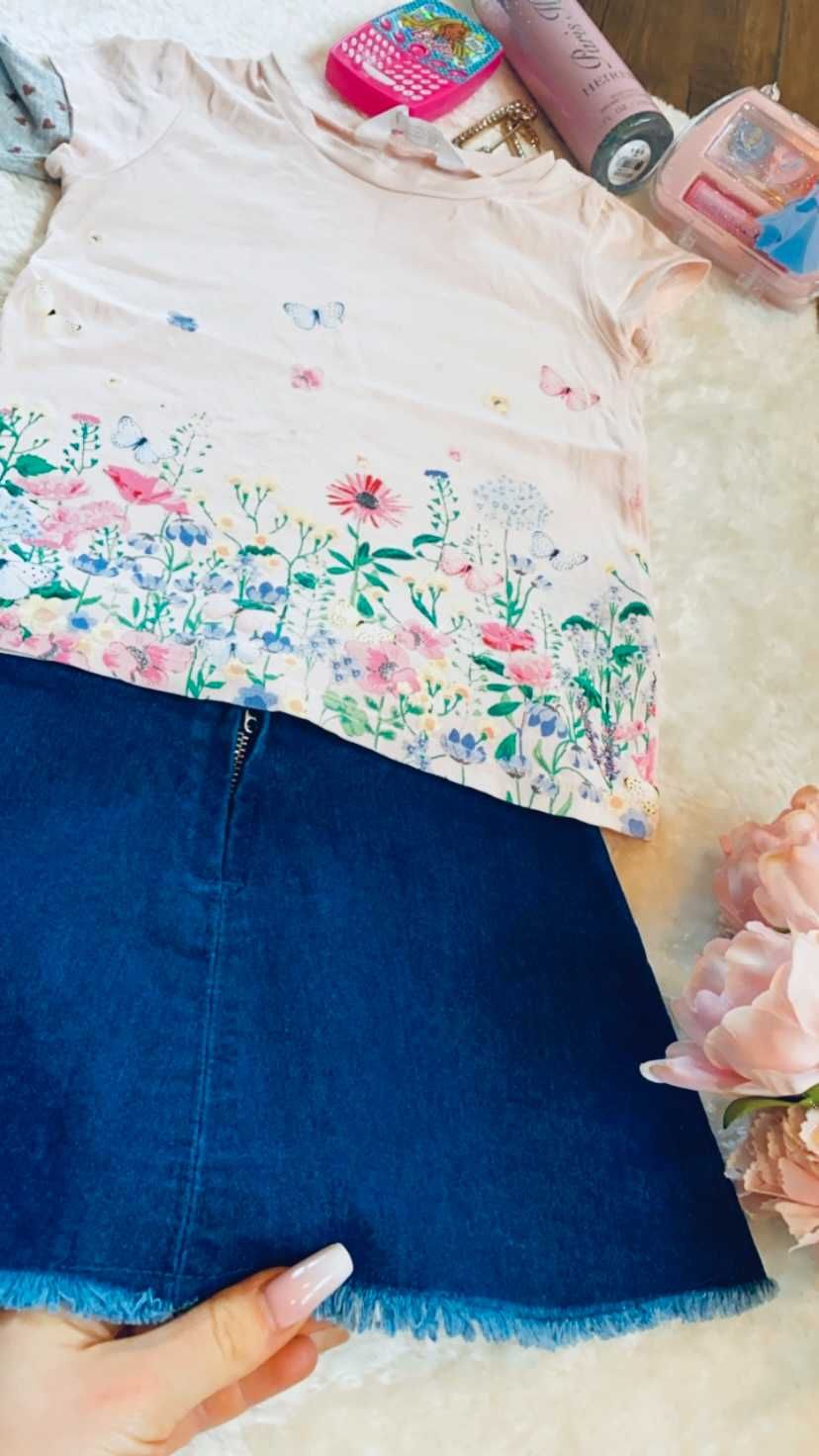Zestaw paczka markowych ubrań 22szt księżniczka DISNEY H&M ZARA 4-5lat
