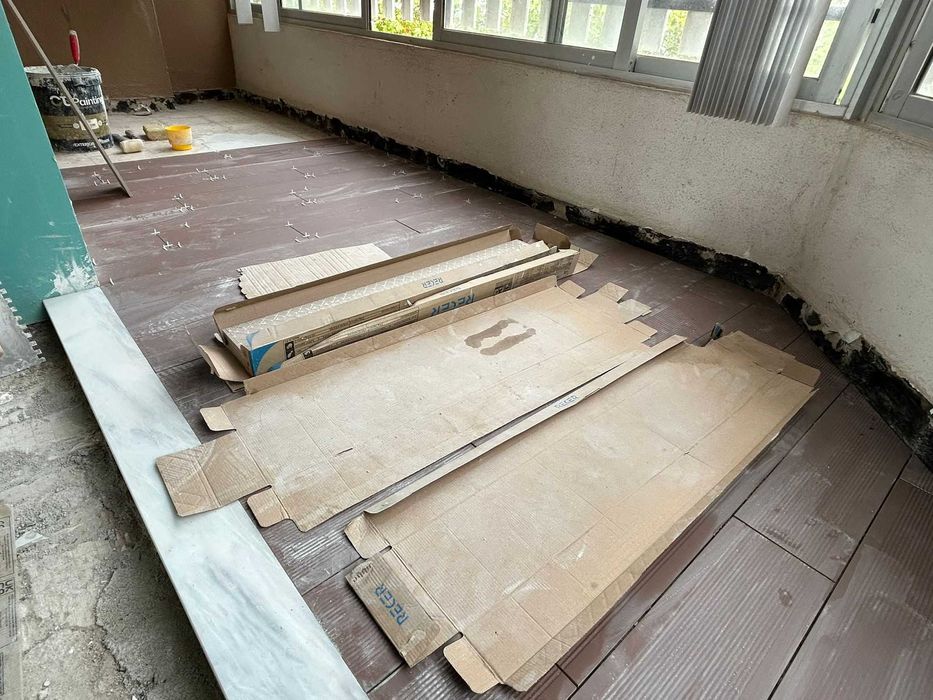 Pavimento Cerâmico RECER Deck Castanho 15x90cm