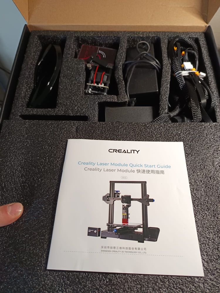Creality Ender S1 Pro - Impressora 3d + Creality Laser