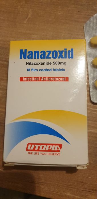 Nanazoxid, nitozaxinade, Alinia 500 mg