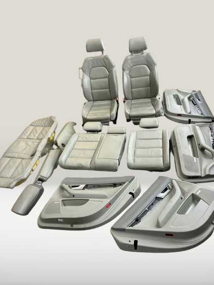 komplet foteli fotele skórzane skóry z pamięcią audi a6 c6