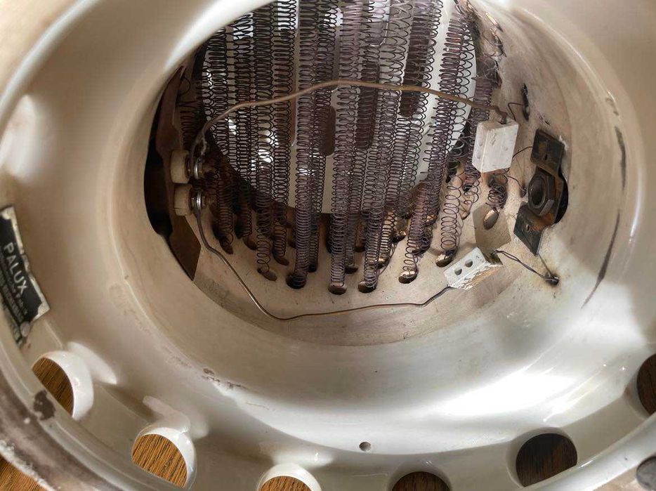Grzejnik piecyk elektr. śliczny Palux porcelana antyk loft sprawny