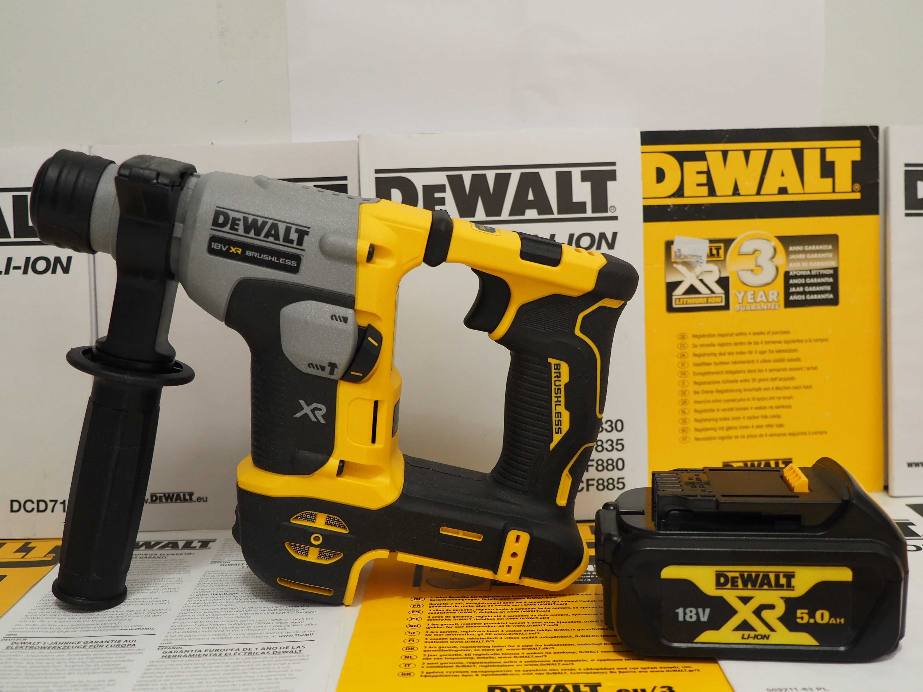 Młotowiertarka DEWALT DCH 172 wiertarka +aku 18v 5Ah Germany wurth