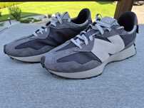New balance u327  szaro-granatowe prawie nowe