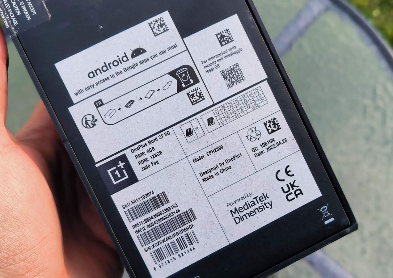 Топовий OnePlus Nord 2T 5G 8/128G Глобальна версія 2SIM