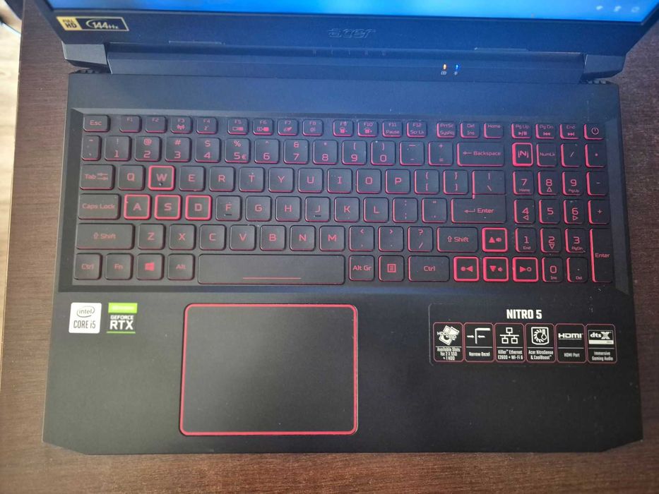 Acer Nitro 5 - AN515-55 - i5 15' 144Hz 16G SSD512 RTX3050Ti WIN 11