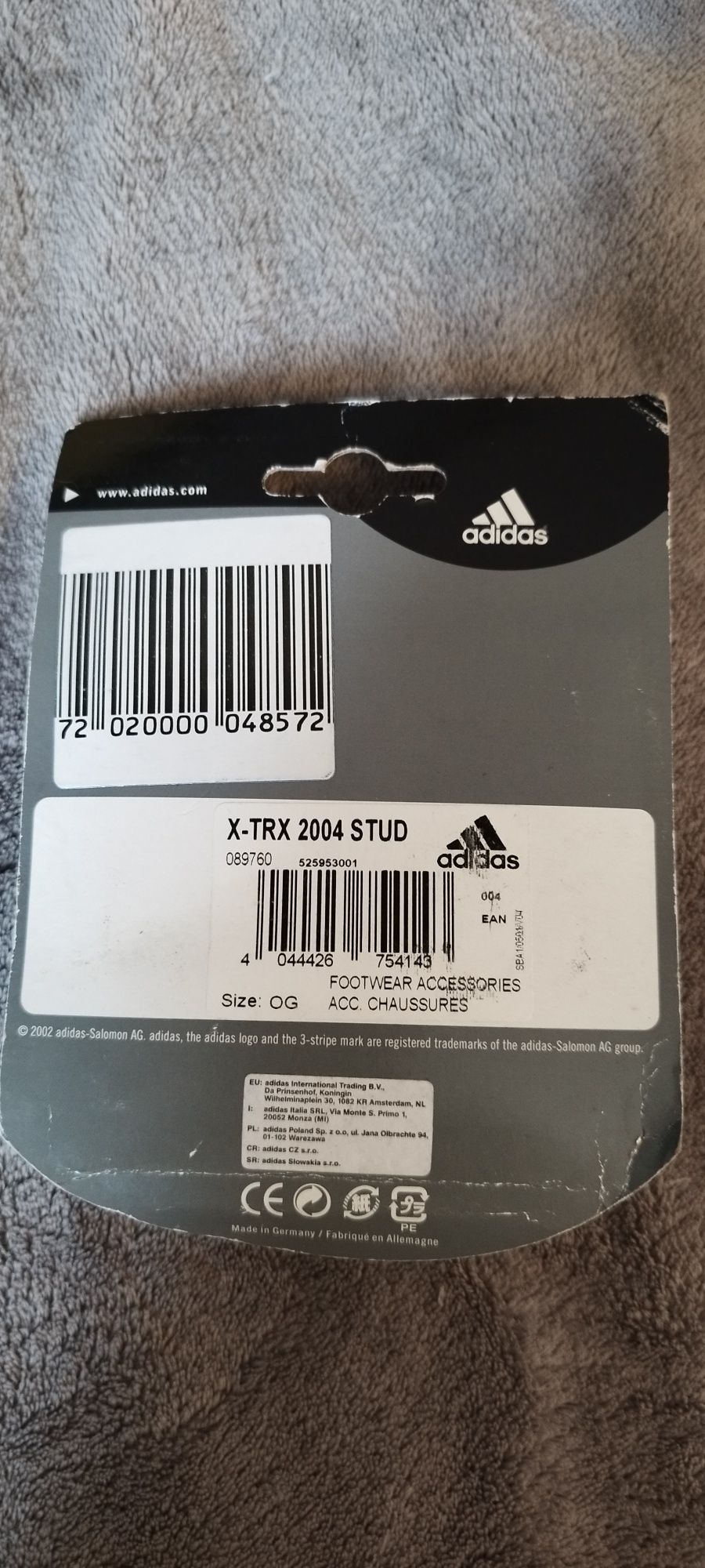 Kołki do butów / metalowe wkręty Adidas