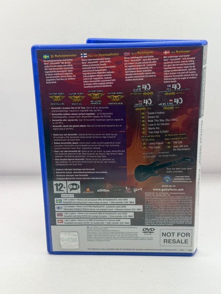 Guitat Hero Aerosmith Ps2 nr 5786