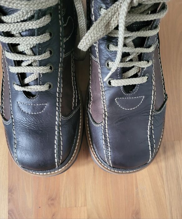 Skórzane ocieplane buty męskie Klondike r.42 skóra naturalna