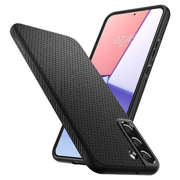 Etui Braders Spigen Liquid Air do Galaxy S22 Plus Matte Black