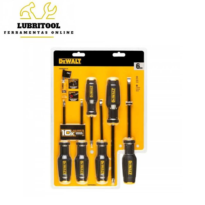 DEWALT Conjunto 6 Chaves Fenda Philips DWHT62056 | NOVAS