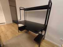 Biurko gamingowe IKEA Fredde – czarne