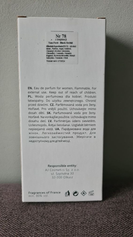 Woda perfumowana