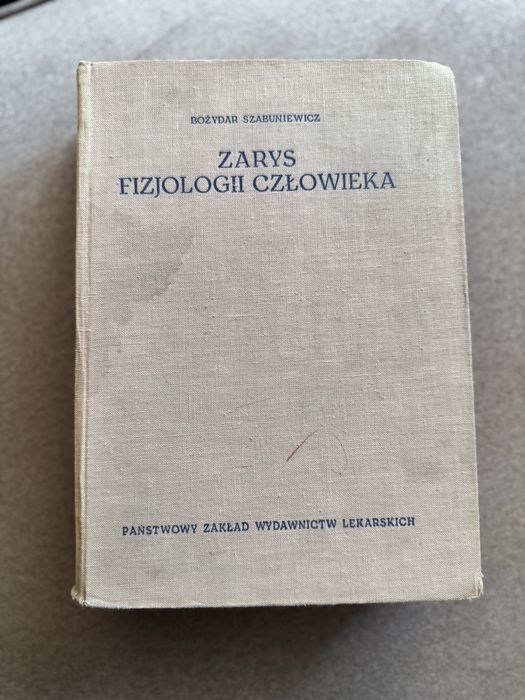 Zarys Fizjologi Czlowieka 1964 rok