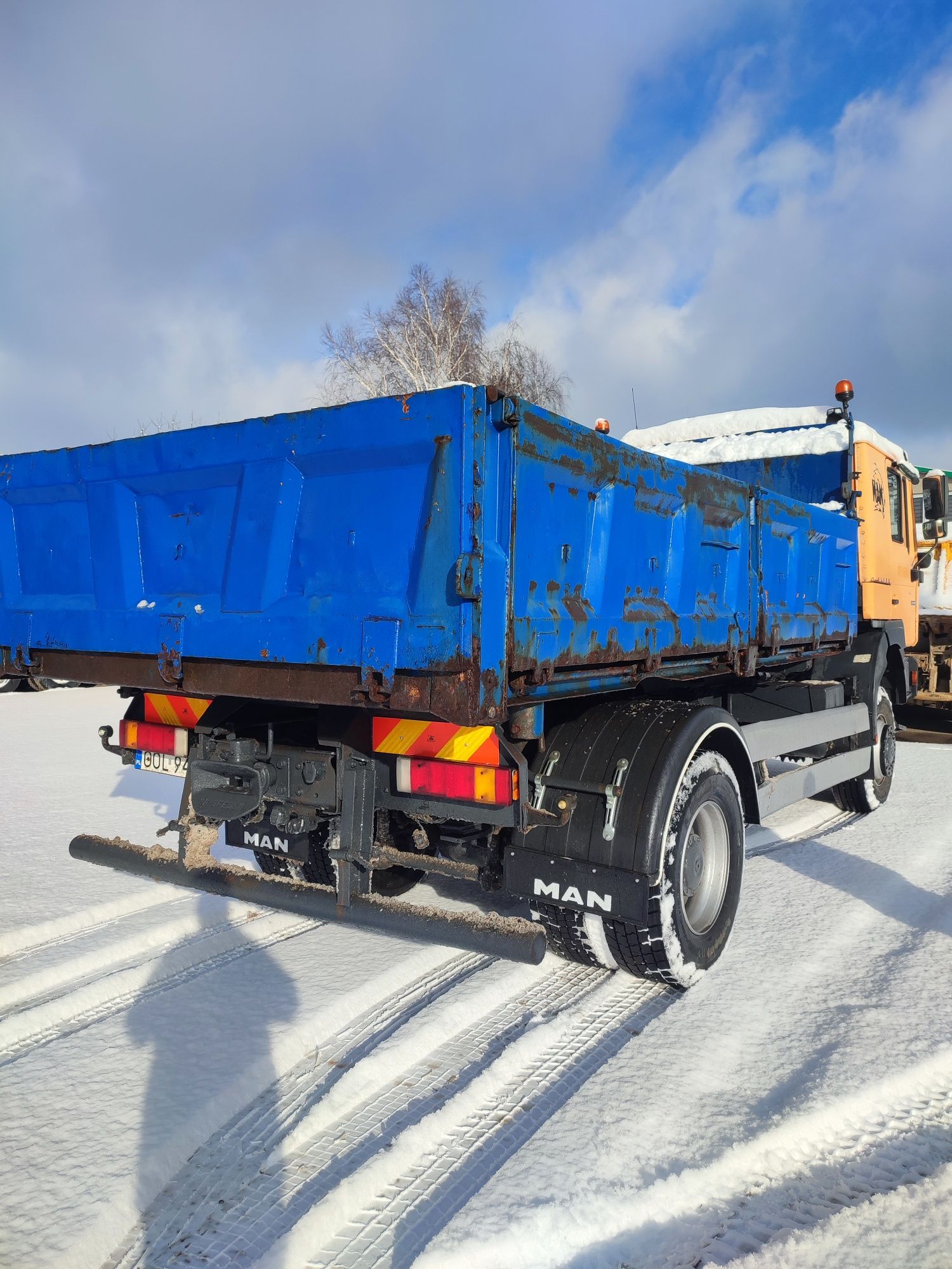 Man 4x4 19.343 wywrotka kiper reduktor specjalny czołownica