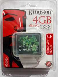 Karta pamięci - Kingston CF / 4GB -s2 Compact Flash 4GB Elite Pro 133X
