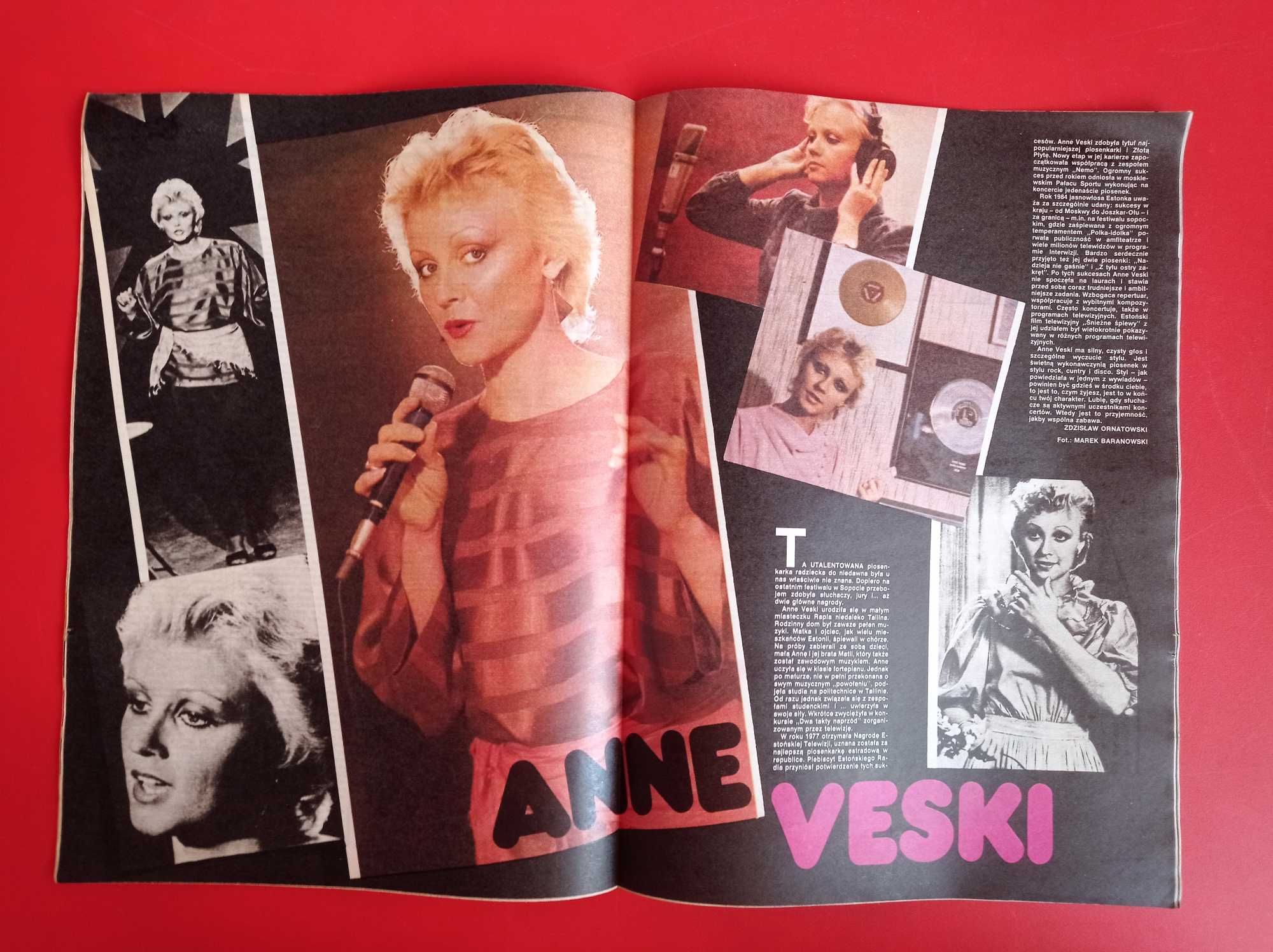 Ekran nr 12/1985, 24 marca 1985, Philippine Leroy-Beaulieu, Anne Veski