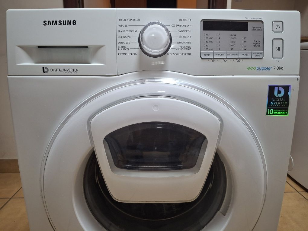 Samsung Eco Bubble 7 kg gwarancja  dowóz gratis