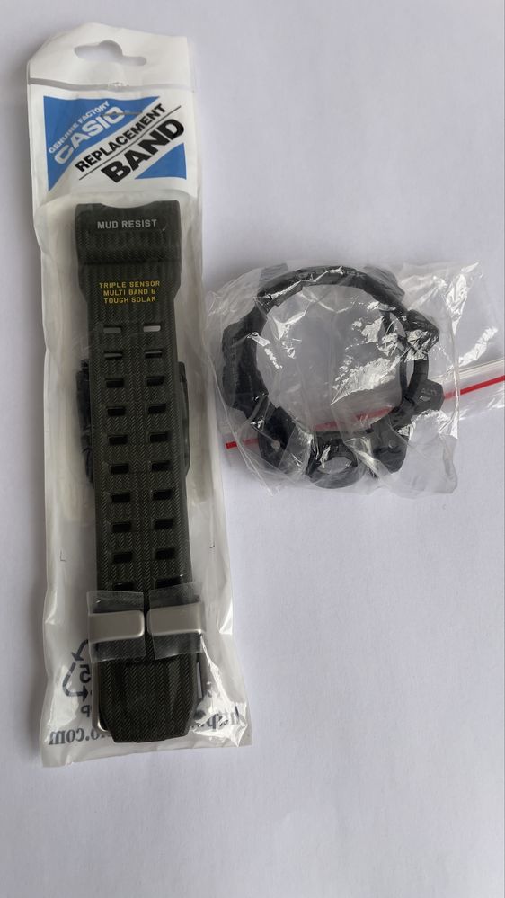 Casio G Shock GWG 1000 1A3 cały komplet pasek plus bezel. Nowy