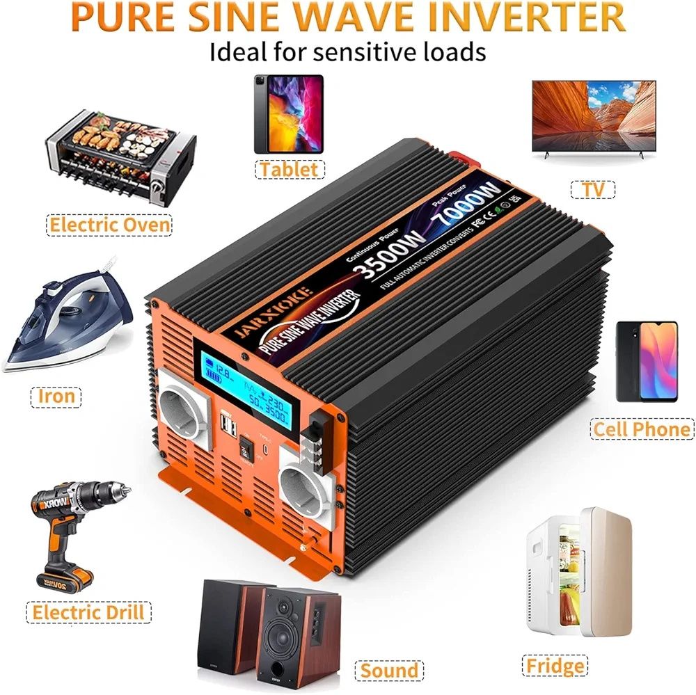 Przetwornica Napięcia Falownik 3500W 12v 220v  Jarxioke