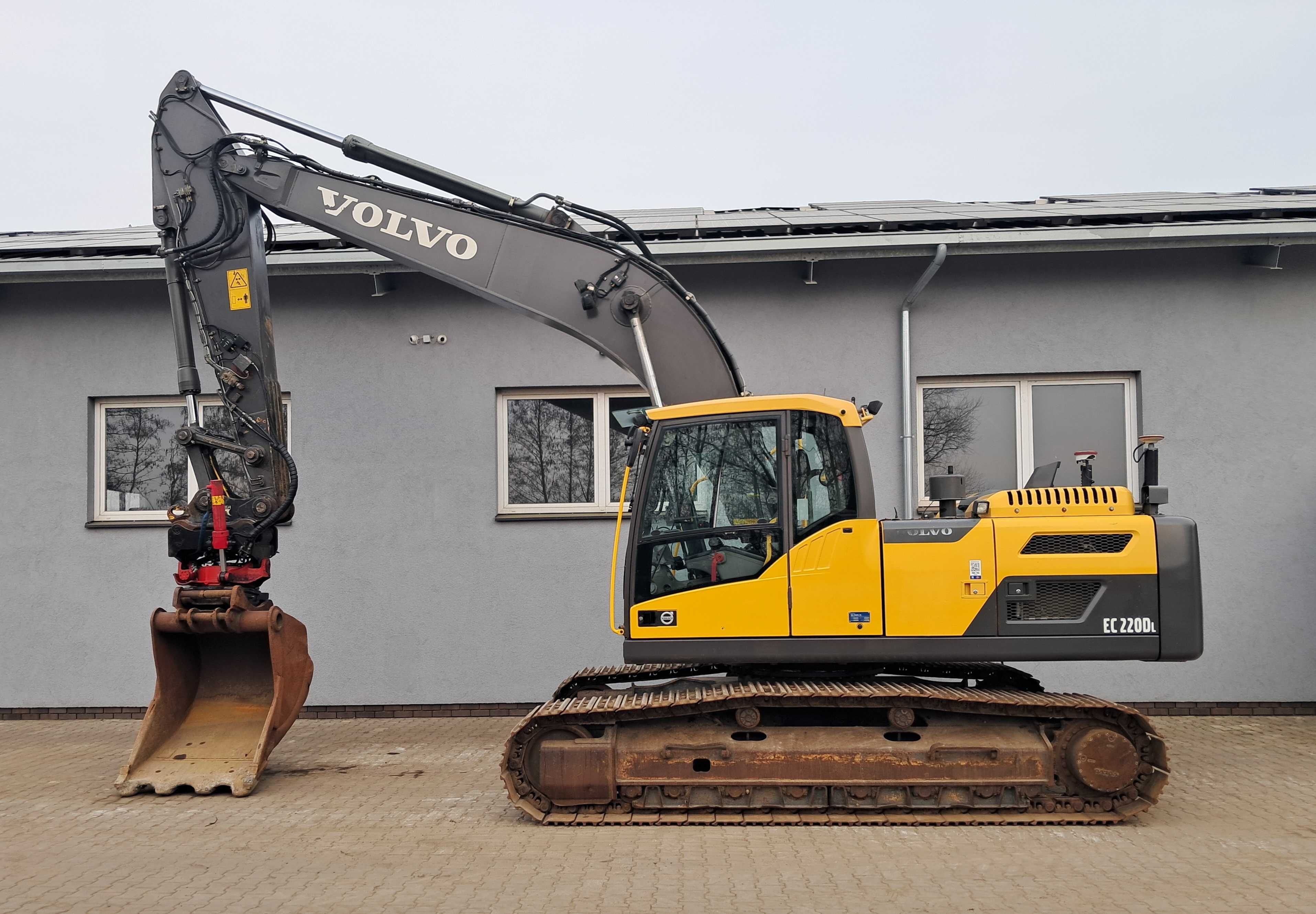 VOLVO EC220 DL Rototilt Indexator GPS 3D Leica Niwelacja Terenu