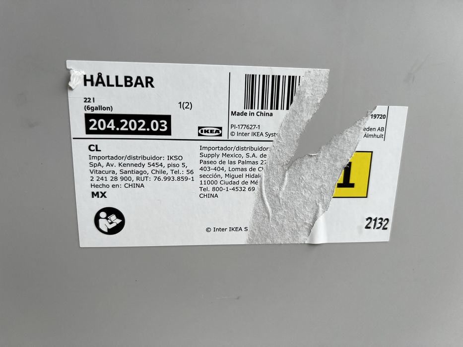 Caixote de lixo de cozinha