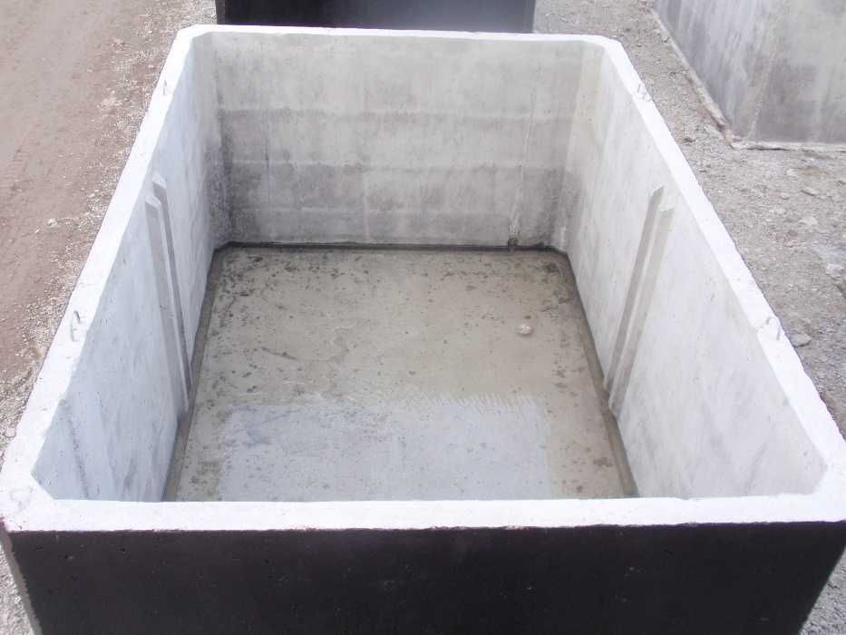 zbiornik betonowy na wodę szambo betonowe piwnica studnia wodomierzowa